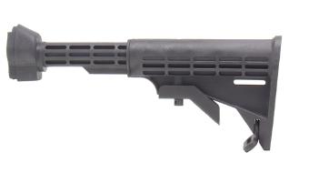 CETME T6 Collapsible Stock, Black - Click Image to Close